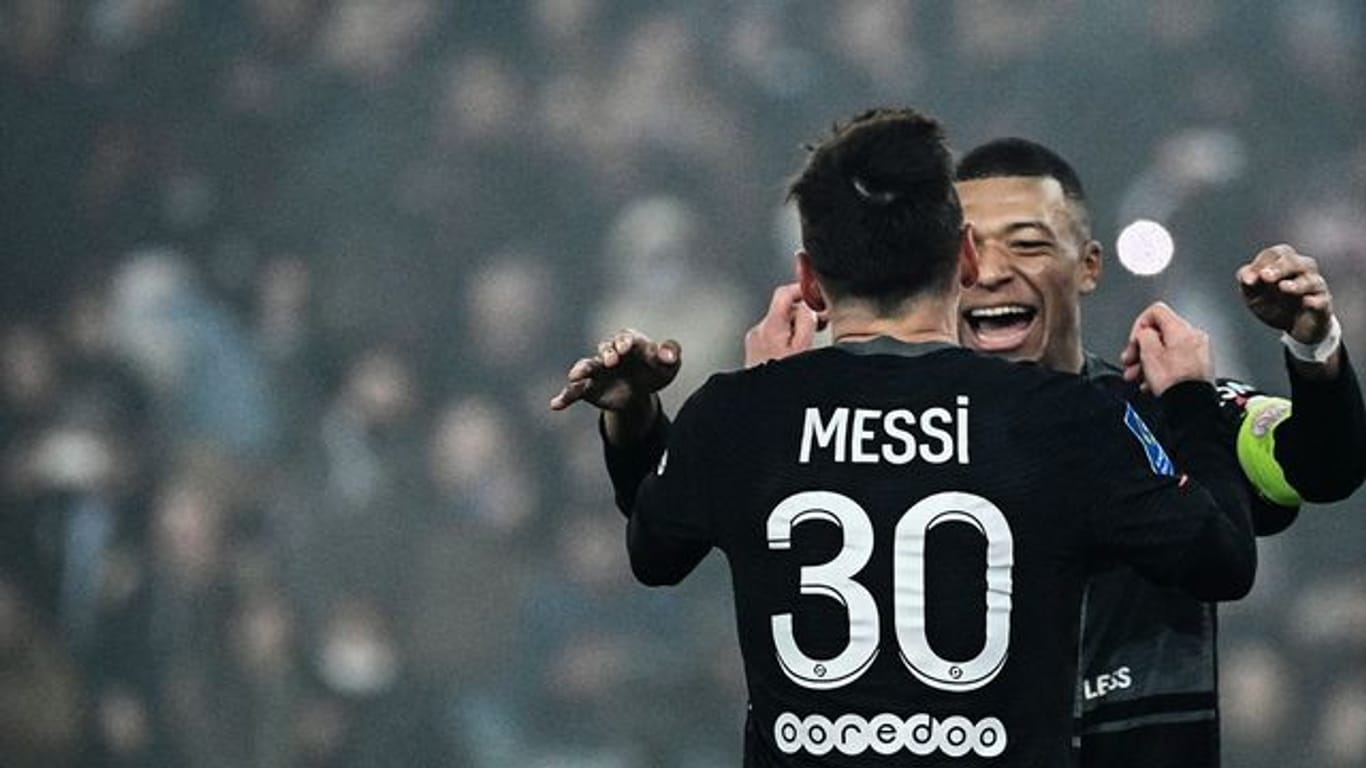 Superstars von Paris Saint-Germain: Lionel Messi und Kylian Mbappe.