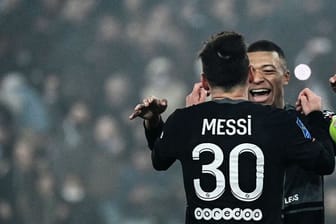 Superstars von Paris Saint-Germain: Lionel Messi und Kylian Mbappe.