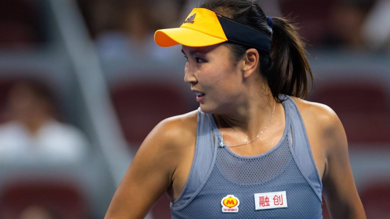 Peng Shuai in einem Match im September 2019: Nun sind neue Videos der Tennisspielerin aufgetaucht.