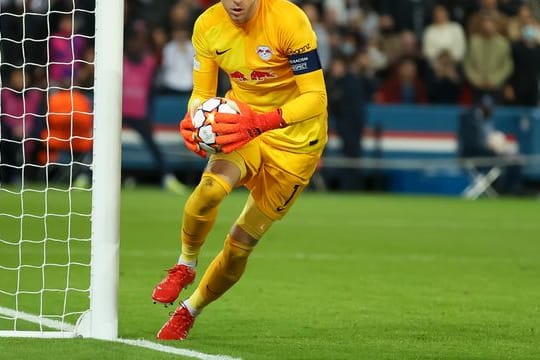 Ist mit Leipzig in Brügge gefordert: RB-Keeper Péter Gulácsi.