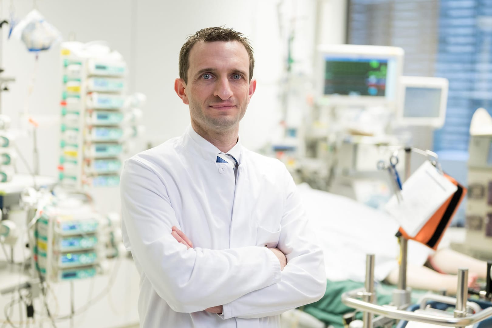 Professor Dr. Thorsten Brenner in der Uniklinik Essen: Der Mediziner bezeichnet die Lage in seinem Krankenhaus als dramatisch.