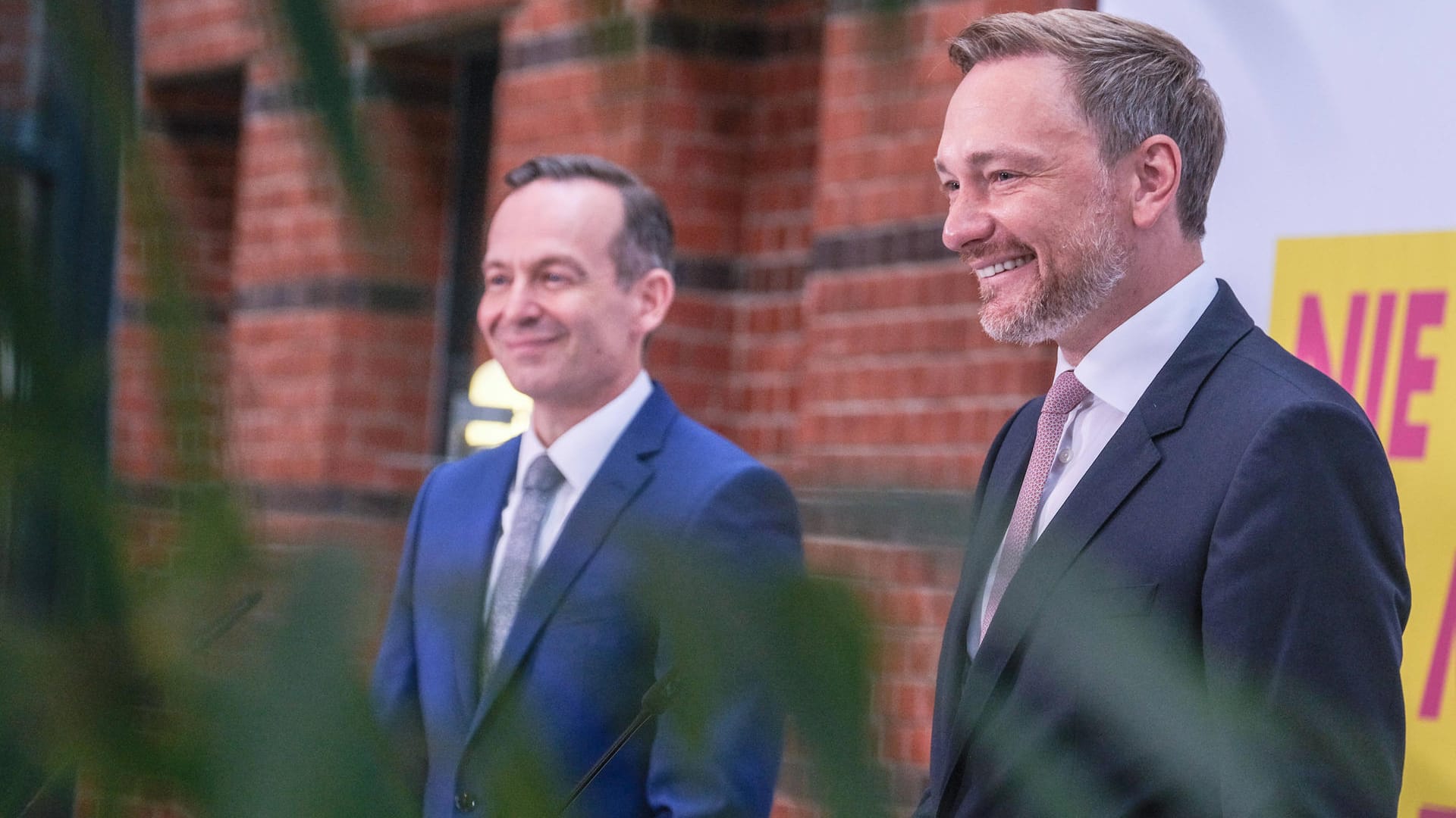 Volker Wissing und Christian Lindner: Sie können sich wohl freuen.