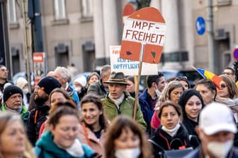 "Impffreiheit": Am Wochenende gab es Coronaproteste in Wien.