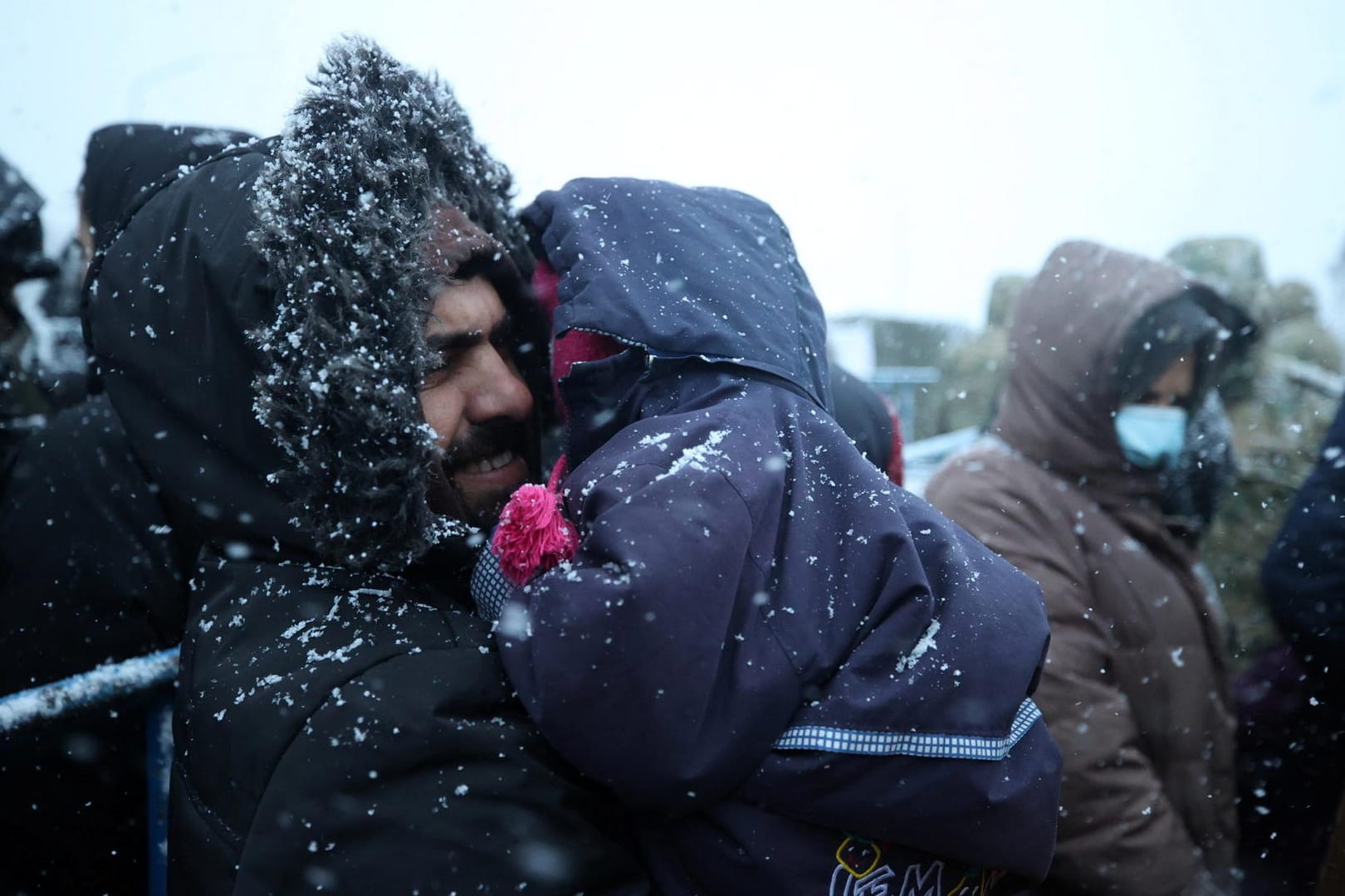 Migranten an der Grenze: Einige sind bereits in ihre Heimatländer zurückgekehrt.