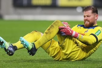 FC-Torwart Timo Horn beim Spiel gegen den FSV Mainz am Sonntag: Die Verletzung am Knie sorgt für eine längere Auszeit.