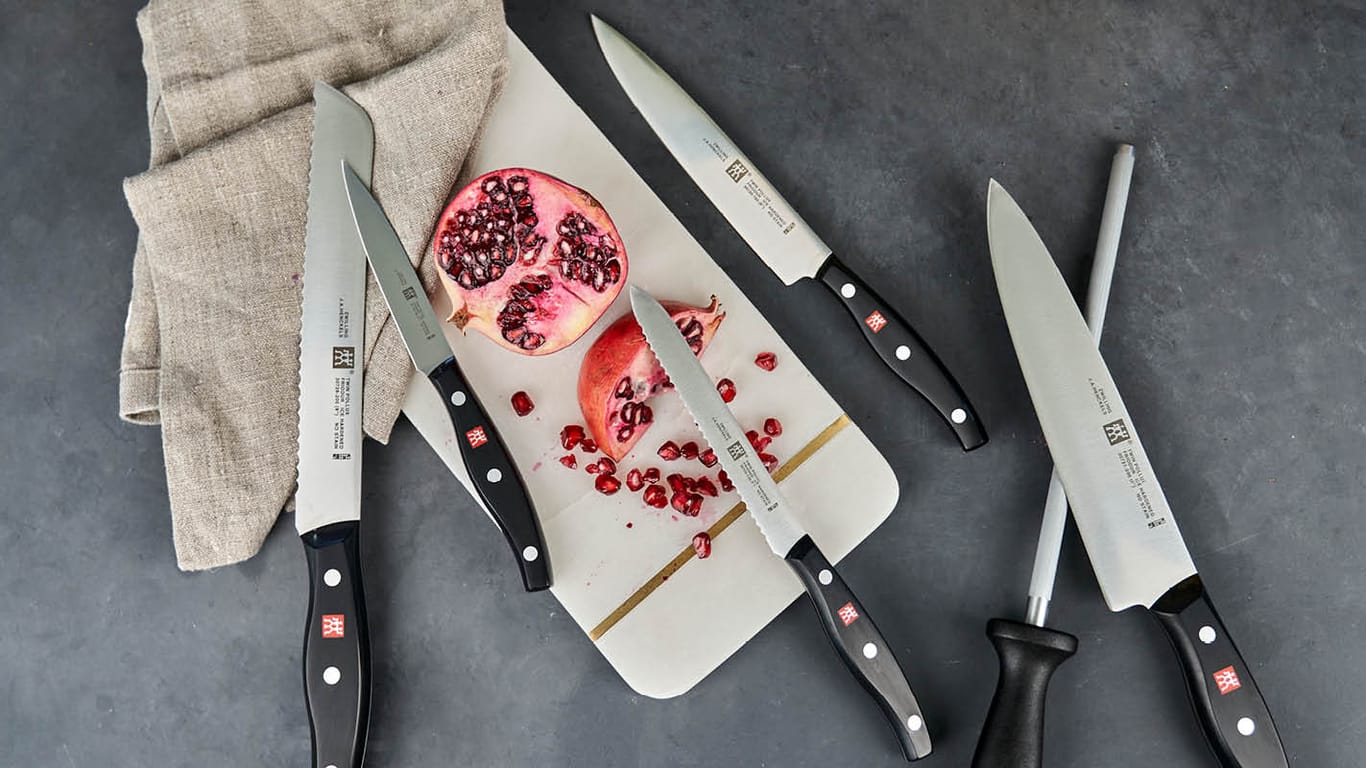 Black-Friday-Woche 2021: 7-teiliges Messerset von Zwilling zum Knallerpreis für unter 100 Euro.