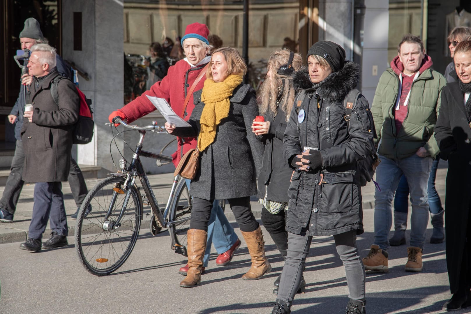 "Querdenker" demonstrieren in München: Wer sich nicht impfen lässt, hat keine Solidarität verdient.