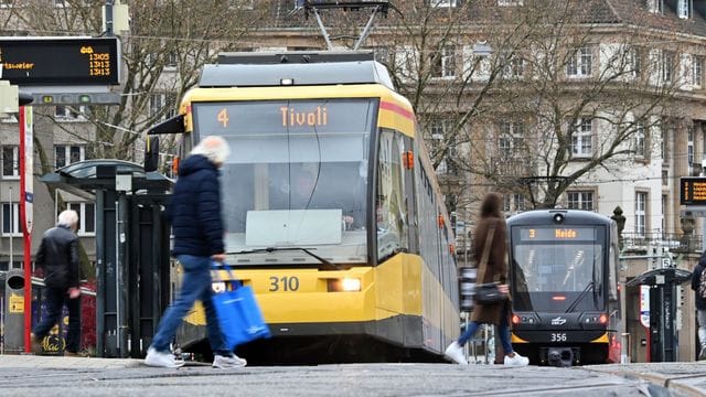 Trams in Karlsruhe