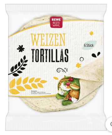 Tortillas von Rewe: Weil sie Plastikteile enthalten könnten, wird ein Teil der Produktion zurückgerufen.