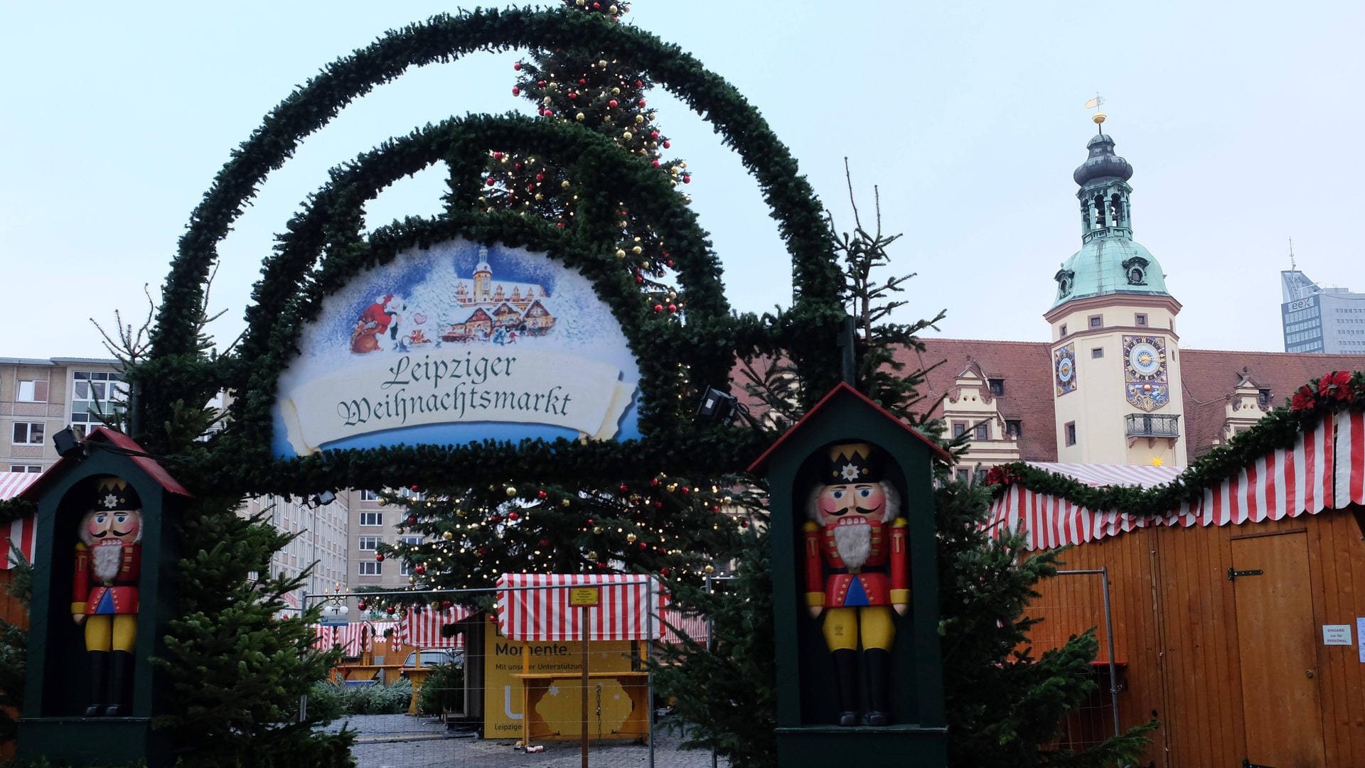 Der Leipziger Weihnachtsmarkt: So wie er wurden auch viele andere Märkte dieses Jahr abgesagt.