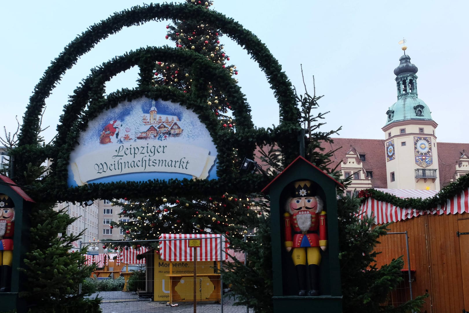 Der Leipziger Weihnachtsmarkt: So wie er wurden auch viele andere Märkte dieses Jahr abgesagt.