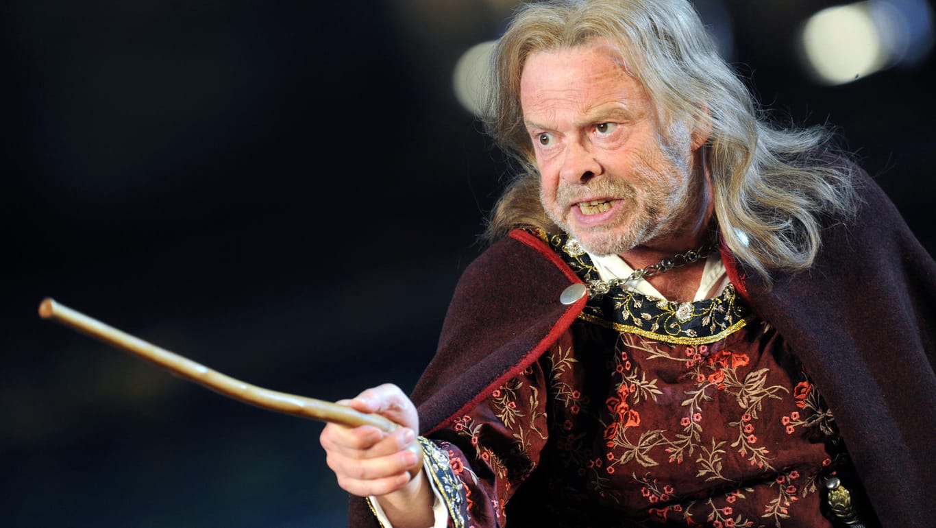 2012: Volker Lechtenbrink steht bei den Bad Hersfelder Festspielen als König Lear auf der Bühne.
