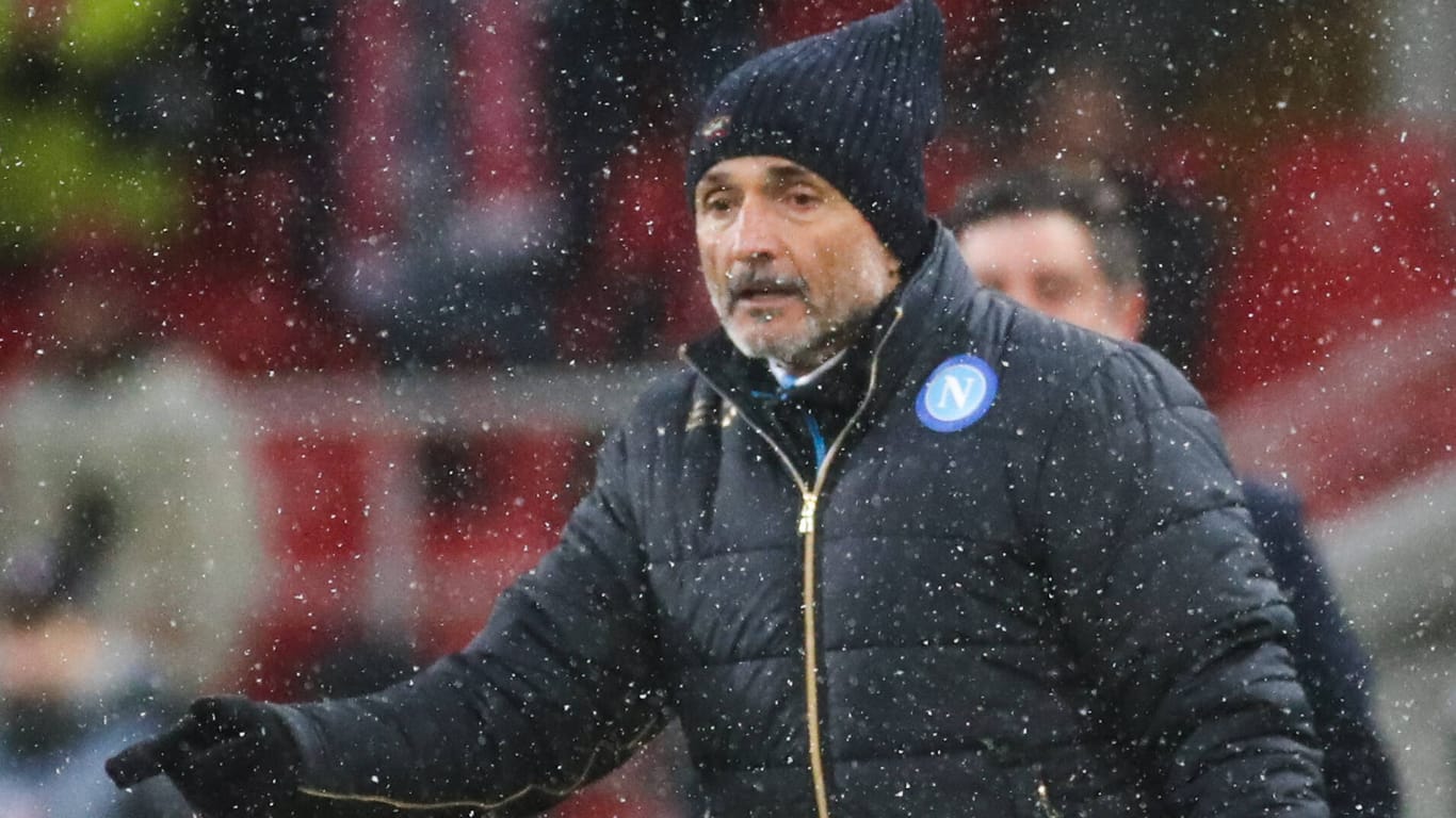 Luciano Spalletti: Der Coach des SSC Neapel konnte die zweite Pflichtspielniederlage in Folge nicht ertragen.