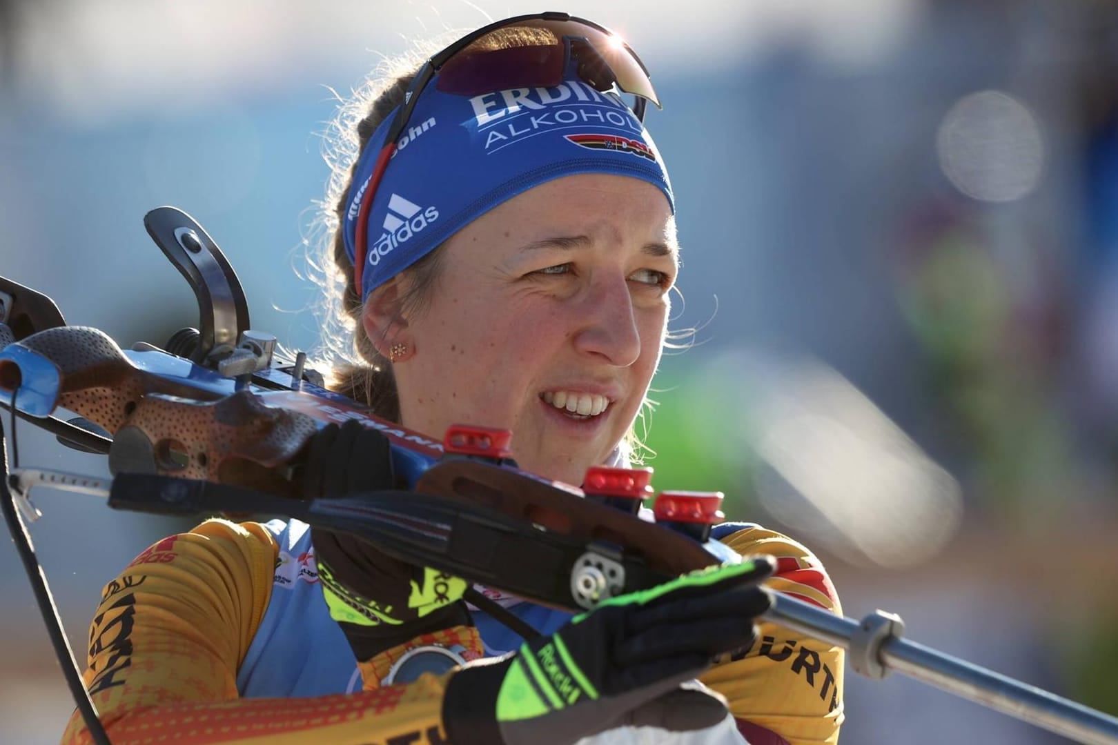 Franziska Preuß: Die deutsche Biathletin kann die Olympia-Vergabe nach China nicht verstehen.