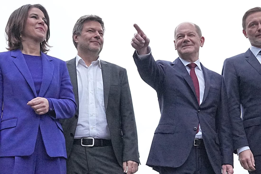 Annalena Baerbock, Robert Habeck, Olaf Scholz, Christian Lindner: Die große Steuerreform ist ausgeblieben.