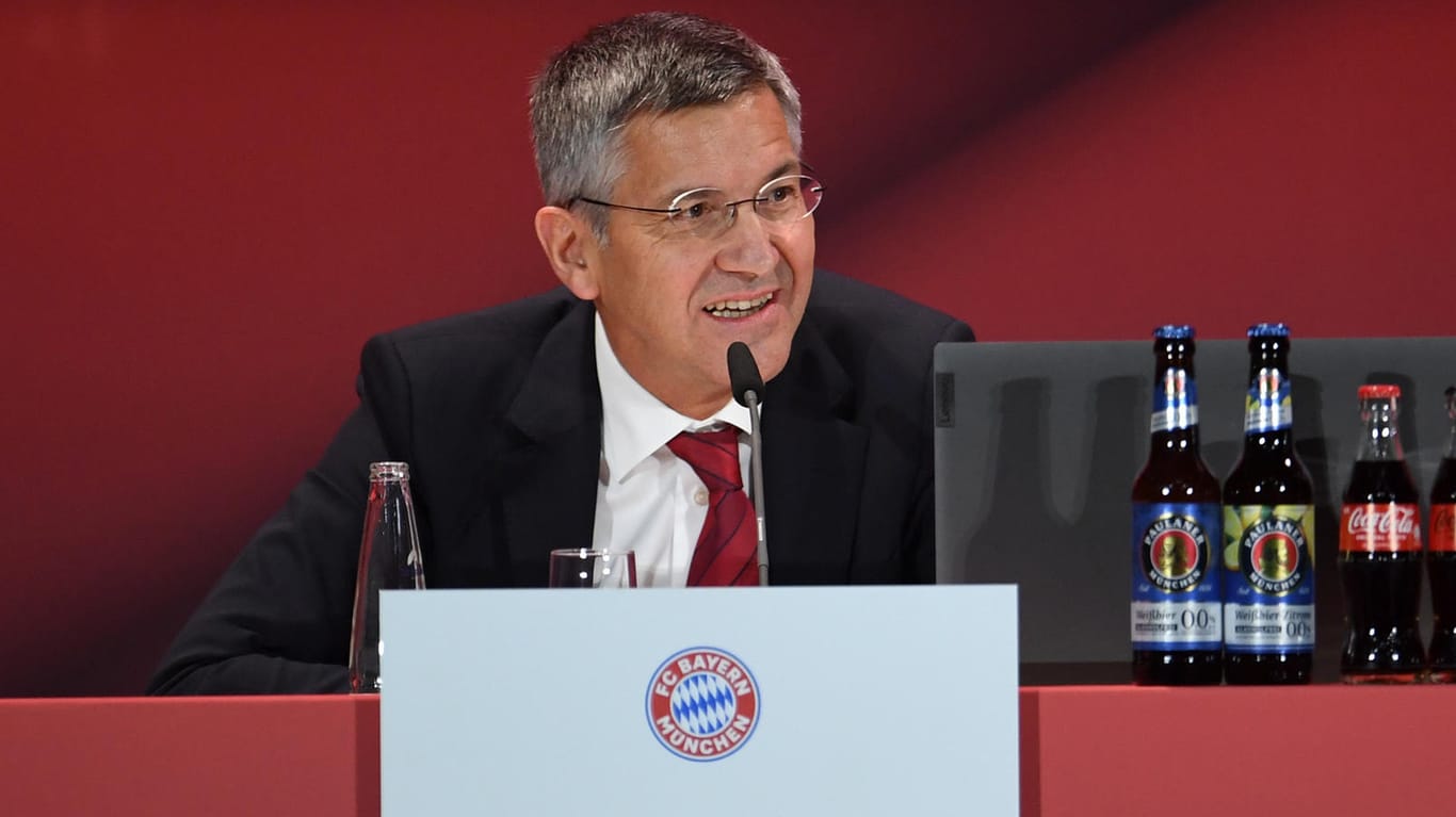 Herbert Hainer: Der Bayern-Präsident hielt die Eröffnungsrede bei der Bayern-JHV.
