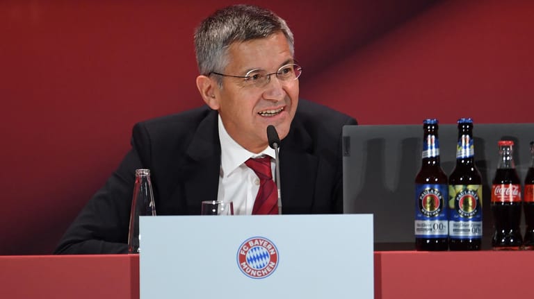 Herbert Hainer: Der Bayern-Präsident hielt die Eröffnungsrede bei der Bayern-JHV.