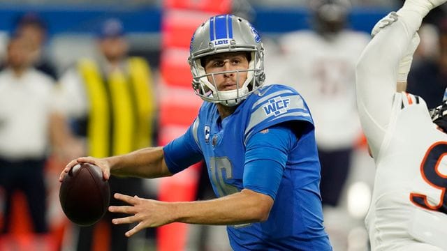 Lions-Quarterback Jared Goff.