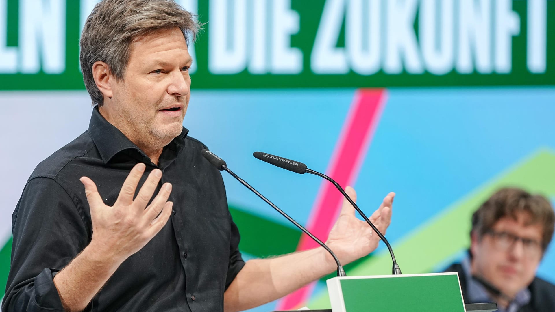 Robert Habeck (Archivbild): Bei "Maybrit Illner" wurde er laut.