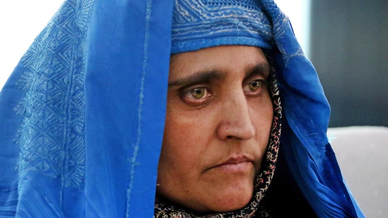 Sharbat Gula: Sie wurde nun aus Afghanistan evakuiert.