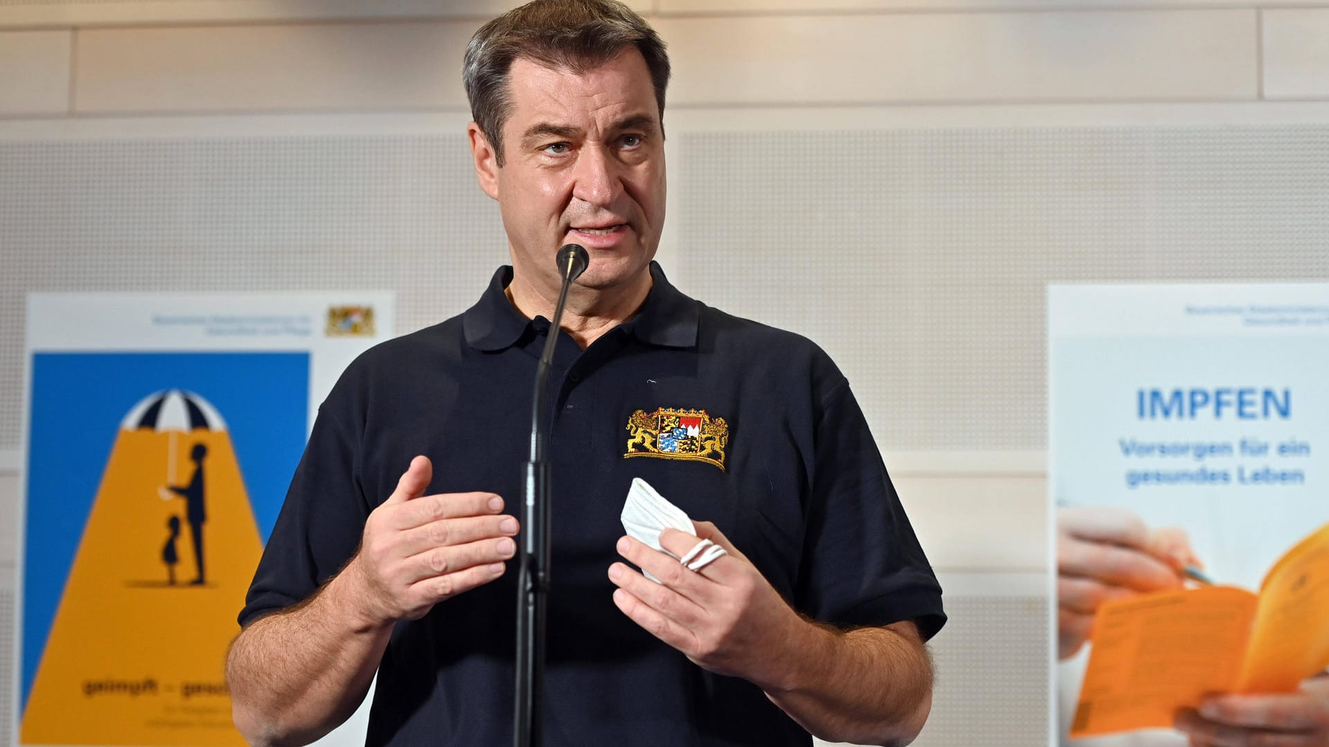 Bayerns Ministerpräsident Markus Söder: Er will das alte Instrument der bundesweiten Notbremse wieder einführen. Bayerns Ministerpräsident Markus Söder: Er will das alte Instrument der bundesweiten Notbremse wieder einführen.