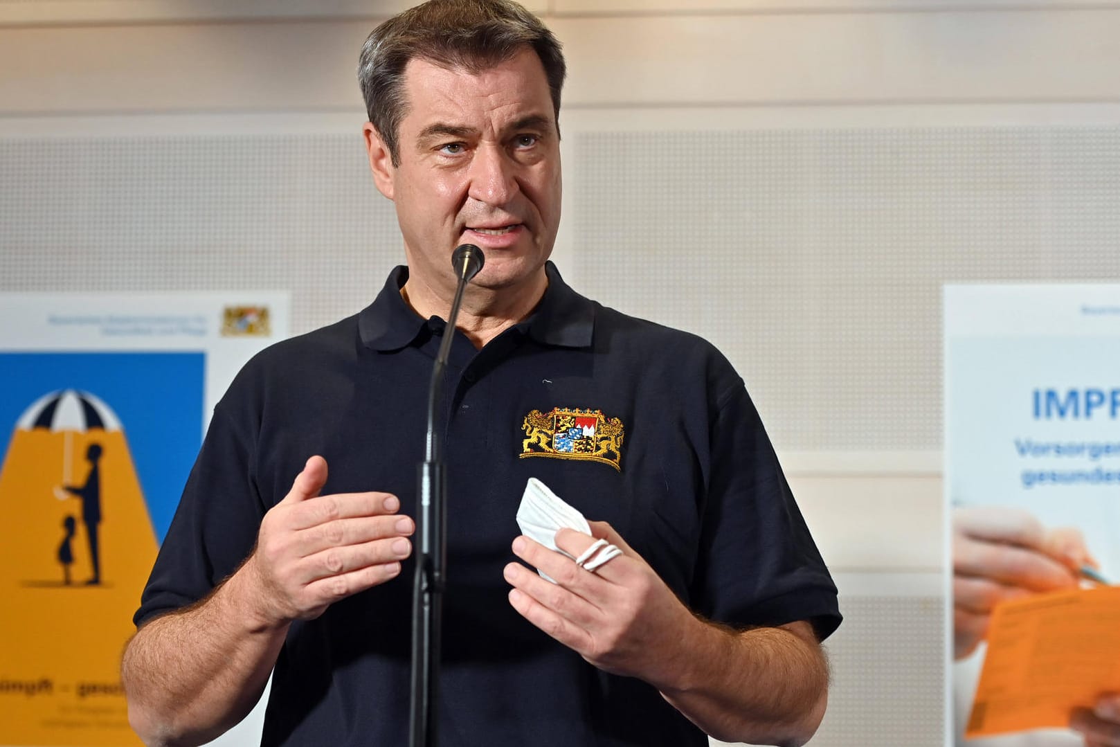 Bayerns Ministerpräsident Markus Söder: Er will das alte Instrument der bundesweiten Notbremse wieder einführen.