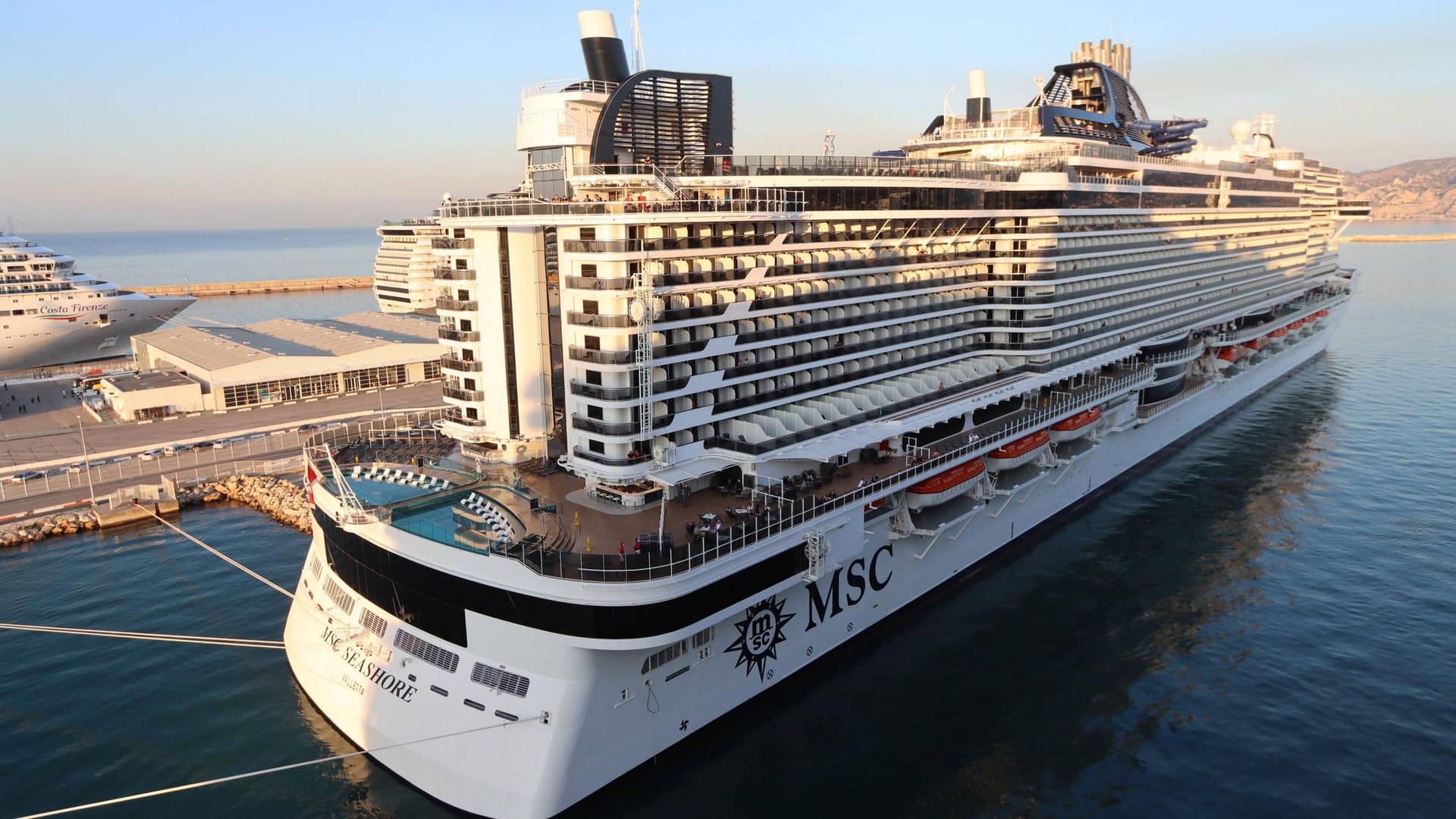 Kreuzfahrtschiff MSC Seashore: Auf Kreuzfahrten von MSC Cruises müssen alle Gäste in der Wintersaison 2021/2022 geimpft sein.