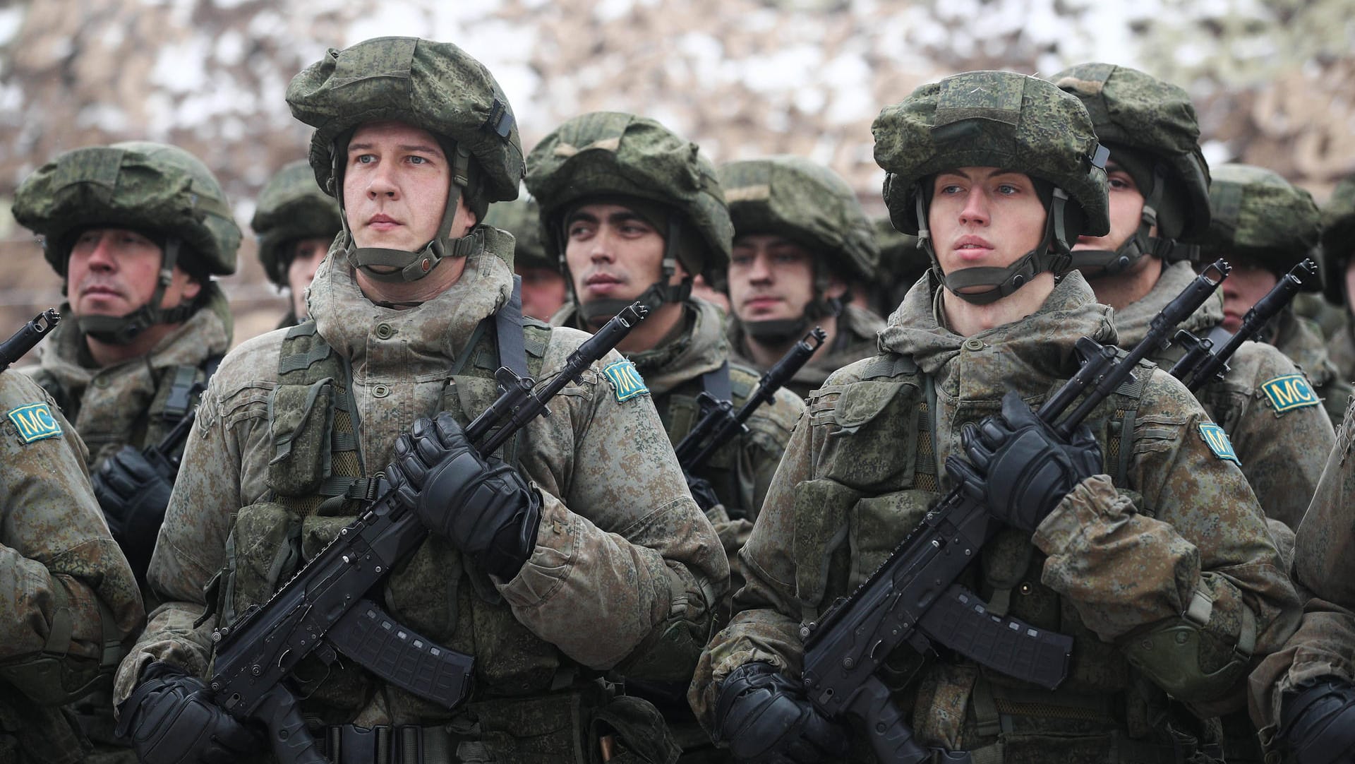 Russische Soldaten: Zuletzt kam es vermehrt zu Truppenbewegung im Grenzgebiet zur Ukraine. (Symbolfoto)