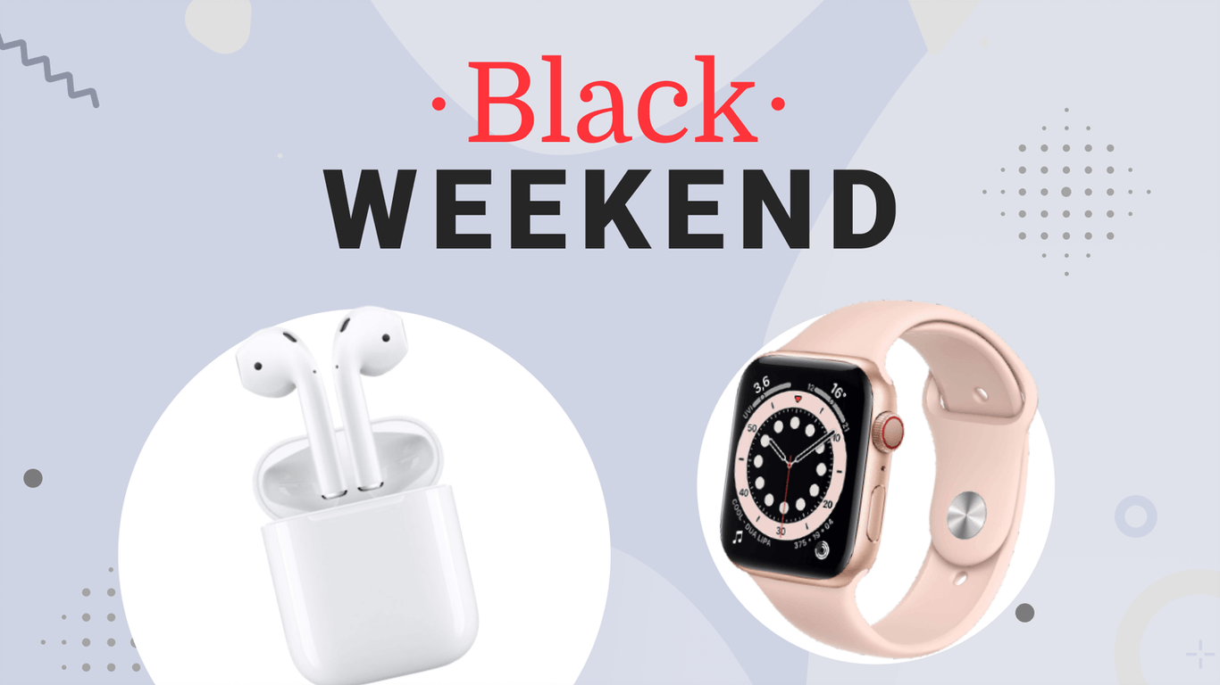 Apple-Deals am Black Weekend: Apple Watch Series 6 und Apple AirPods2.