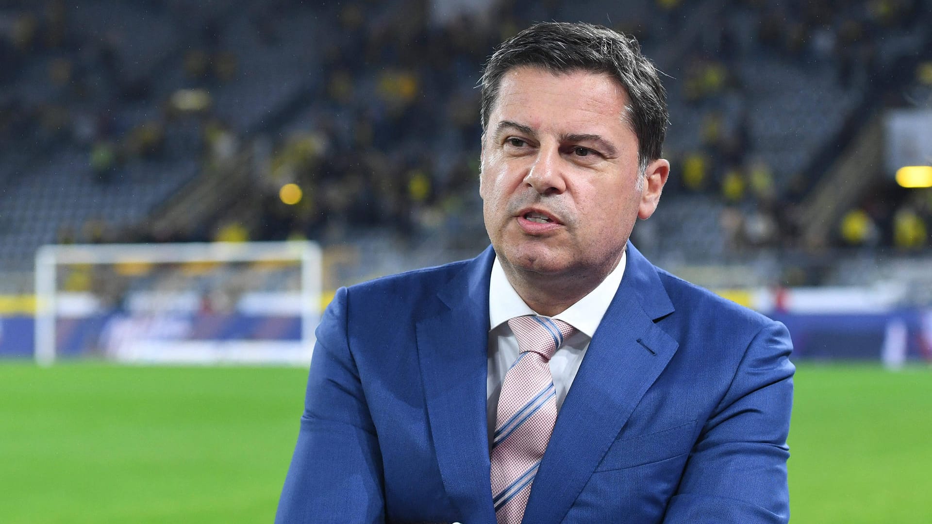 Christian Seifert: Der scheidende DFL-Chef kritisierte den DFB. Christian Seifert: Der scheidende DFL-Chef kritisierte den DFB.
