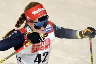 Langläuferin Katharina Hennig wurde in Ruka starke Dritte.