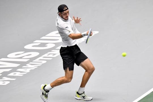 Jan-Lennard Struff spielt beim Davis Cup in Innsbruck für Deutschland.