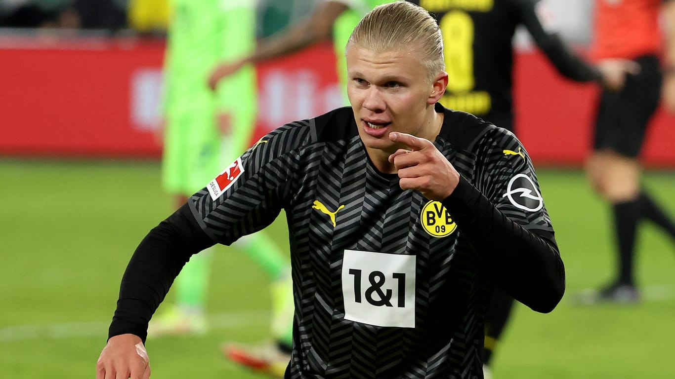 Erling Haaland: Der Stürmer trag gleich im ersten Spiel nach seiner Verletzungspause.
