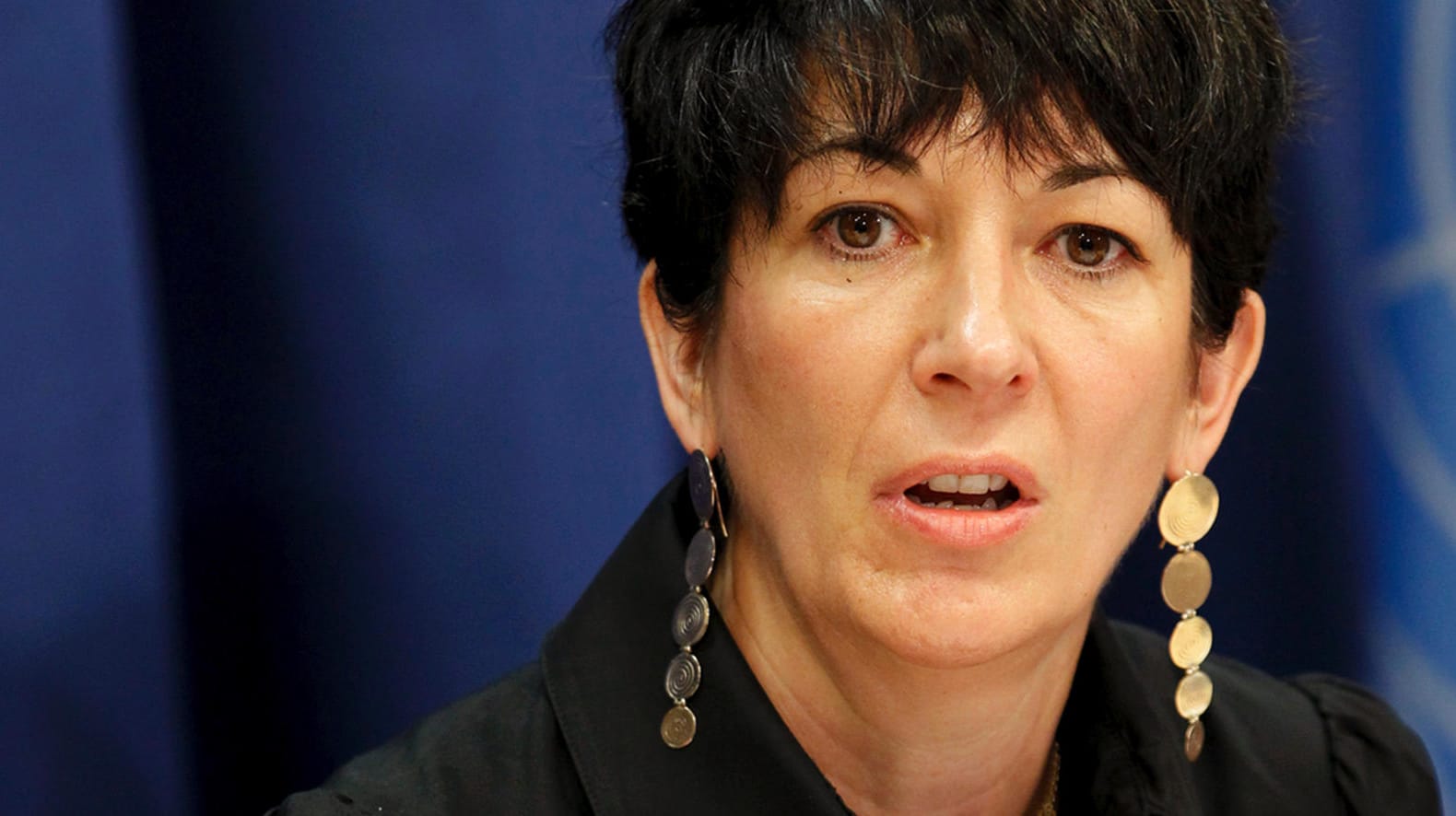 Ghislaine Maxwell bei einer Pressekonferenz im Hauptquartier der Vereinten Nationen (Archivbild): Der Prozess gegen die 59-Jährige soll am Montag starten. Ghislaine Maxwell bei einer Pressekonferenz im Hauptquartier der Vereinten Nationen (Archivbild): Der Prozess gegen die 59-Jährige soll am Montag starten.