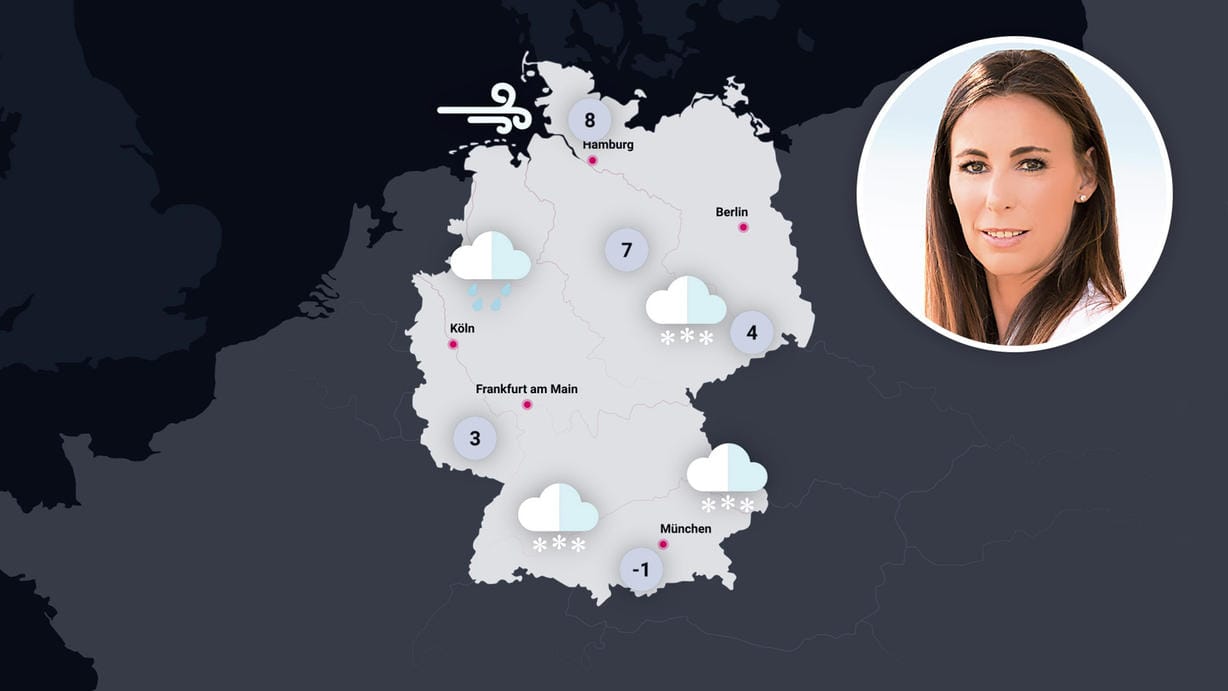 Neues Tief: Wo es ab Dienstag mit kräftigem Schneeregen und Sturmböen so richtig ungemütlich wird, erklärt Wetter-Expertin Michaela Koschak im Video.