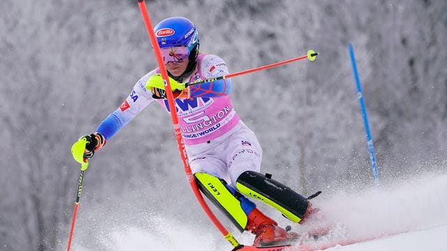 Siegt beim Heimslalom: Mikaela Shiffrin aus den USA.