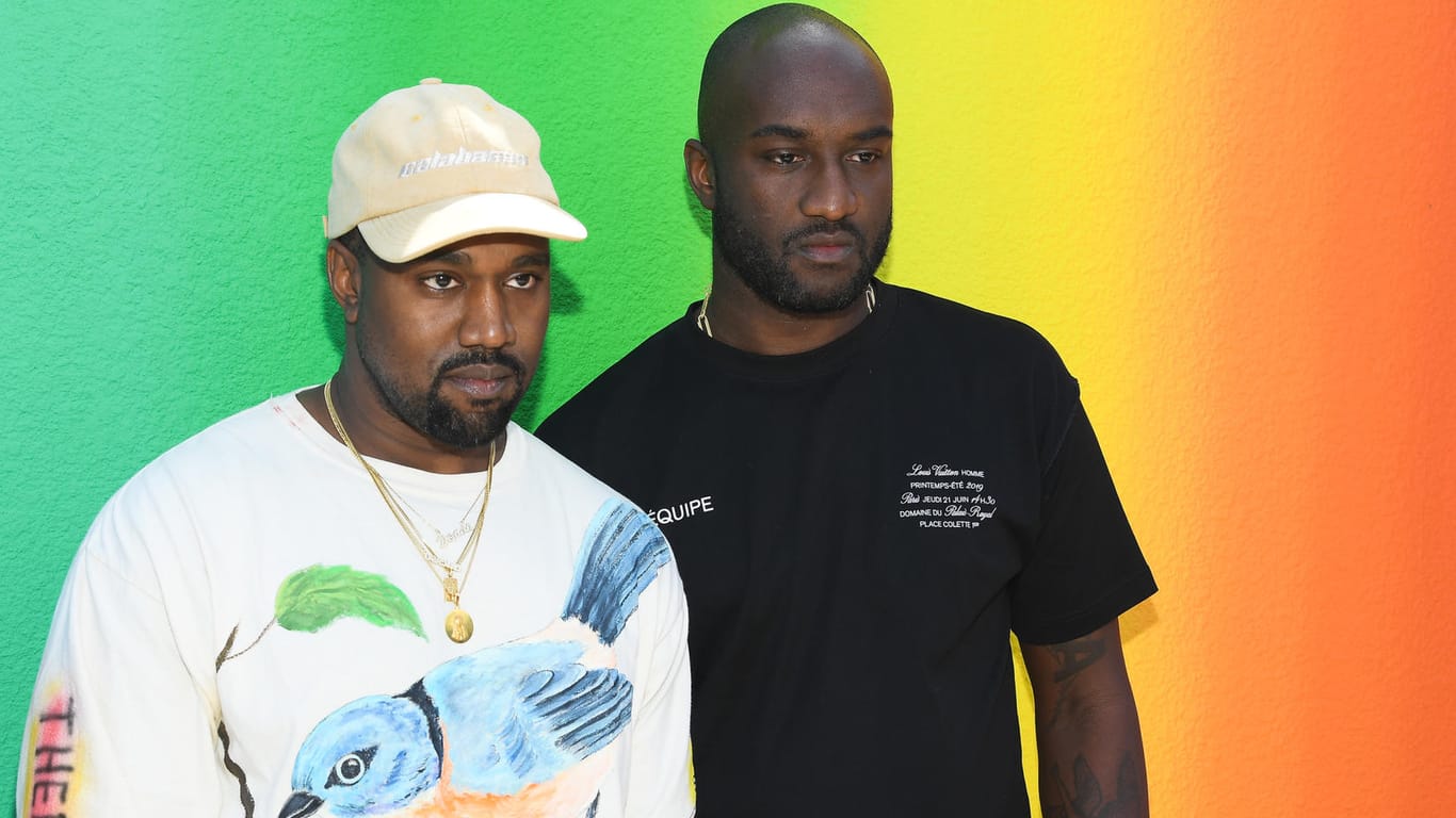 Kanye West und Virgil Abloh arbeiteten gemeinsam bei Fendi als Praktikanten.