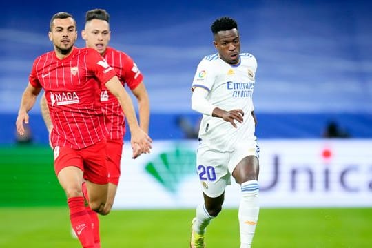 Sorgte für die Entscheidung: Vinicius Junior (r) von Real Madrid.