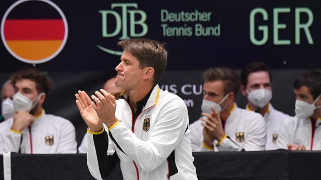 Sieht gute Chancen im Viertelfinale gegen die Briten: Kapitän Michael Kohlmann beim Davis-Cup in Innsbruck.