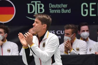 Sieht gute Chancen im Viertelfinale gegen die Briten: Kapitän Michael Kohlmann beim Davis-Cup in Innsbruck.