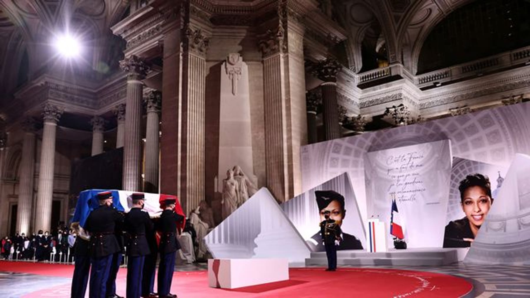 Joséphine Baker honorée au Panthéon de Paris