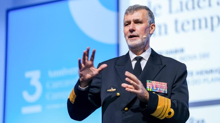 Henrique Gouveia e Melo Cascais: Der ehemalige U-Boot-Kapitän gilt als Architekt der portugiesischen Impfstrategie.