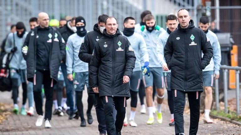 Neuer Trainer Werner leitet erstes Werder-Training