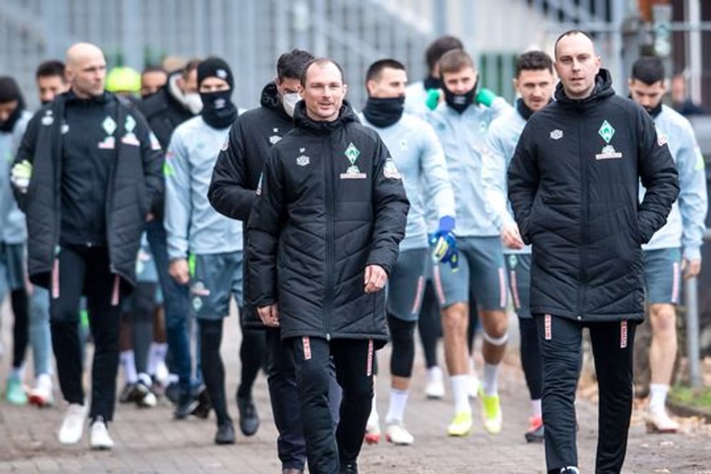 Neuer Trainer Werner leitet erstes Werder-Training