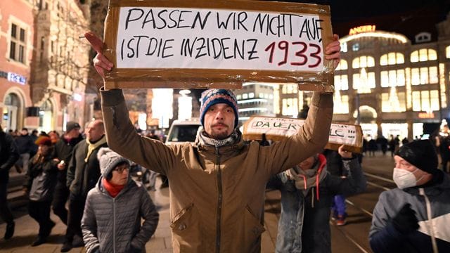 Corona-Proteste in Thüringen