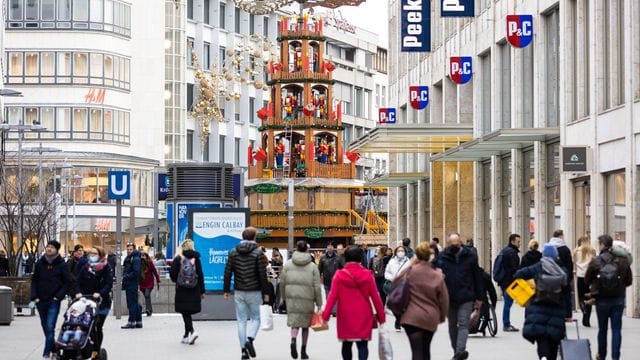 Weihnachtsgeschäft in Hannover