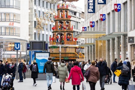 Weihnachtsgeschäft in Hannover