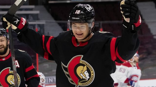 Steht bei den Ottawa Senators schon früh in der Verantwortung: Tim Stützle. Steht bei den Ottawa Senators schon früh in der Verantwortung: Tim Stützle.