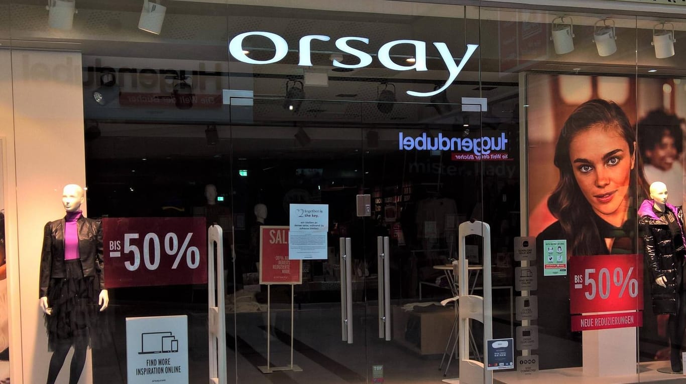 Orsay-Geschäft (Symbolbild): Das Unternehmen kämpft mit finanziellen Problemen.