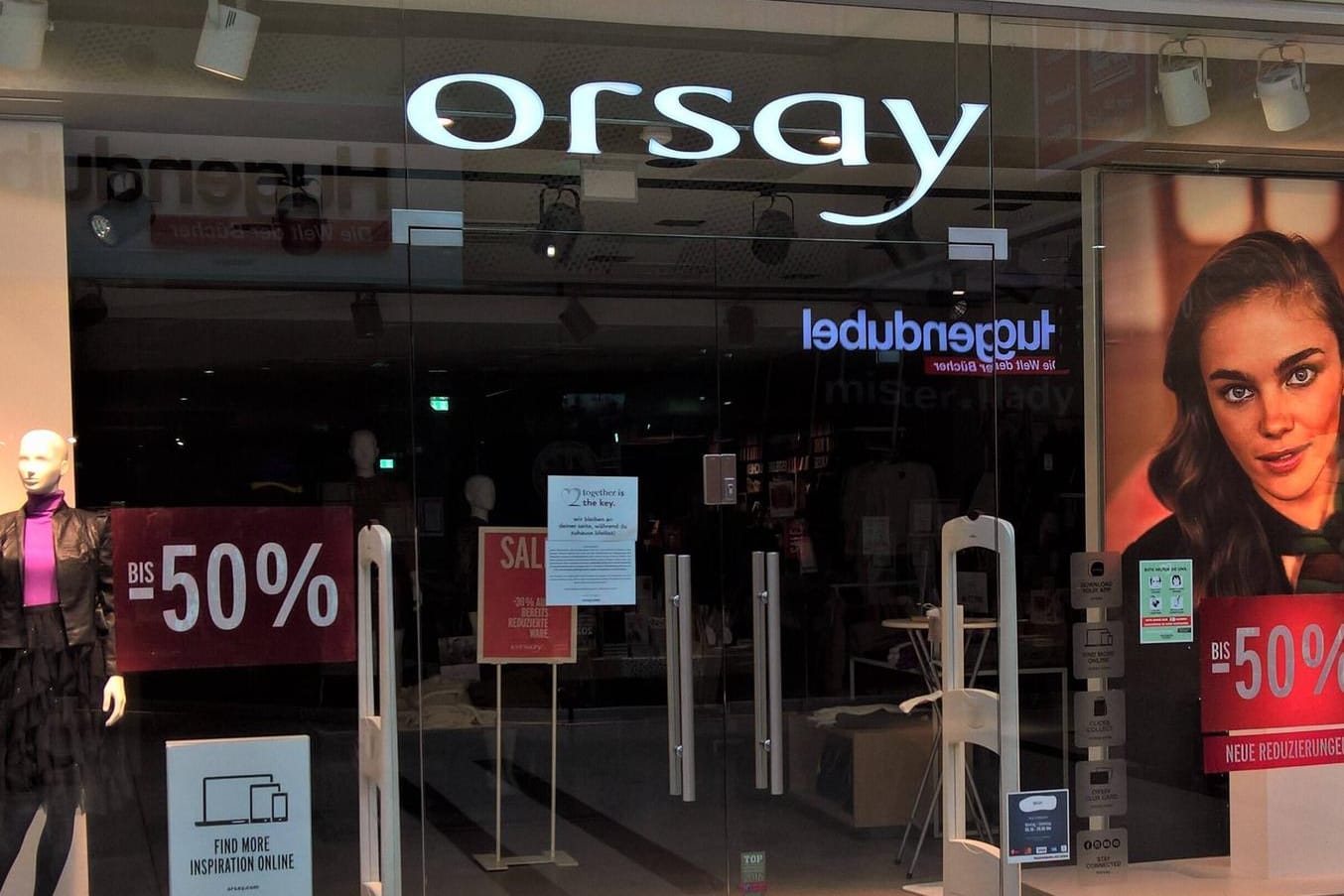 Orsay-Geschäft (Symbolbild): Das Unternehmen kämpft mit finanziellen Problemen. Orsay-Geschäft (Symbolbild): Das Unternehmen kämpft mit finanziellen Problemen.